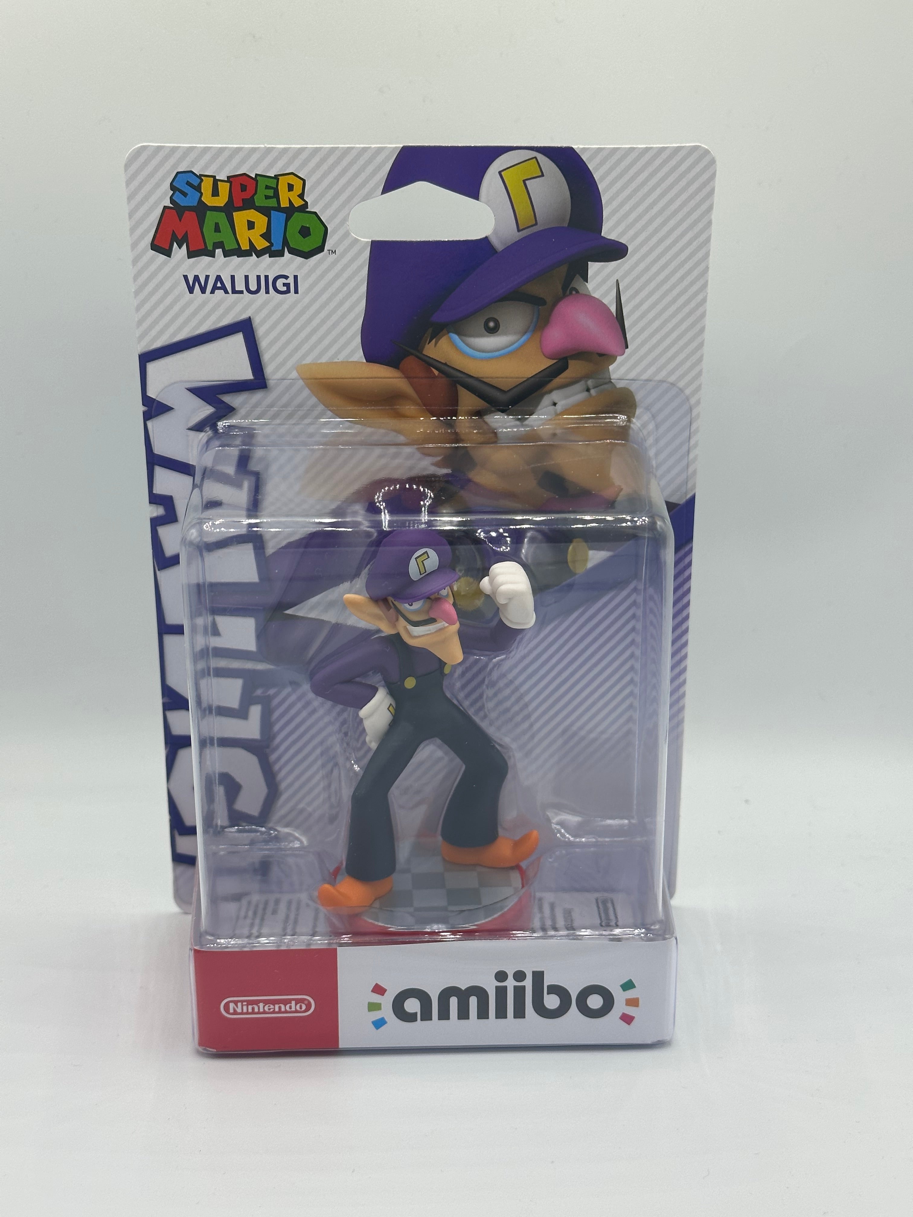 Nintendo Waluigi Super store Mario Amiibo Figure