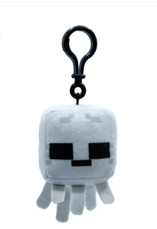 Ghast Minecraft Keychain Plush