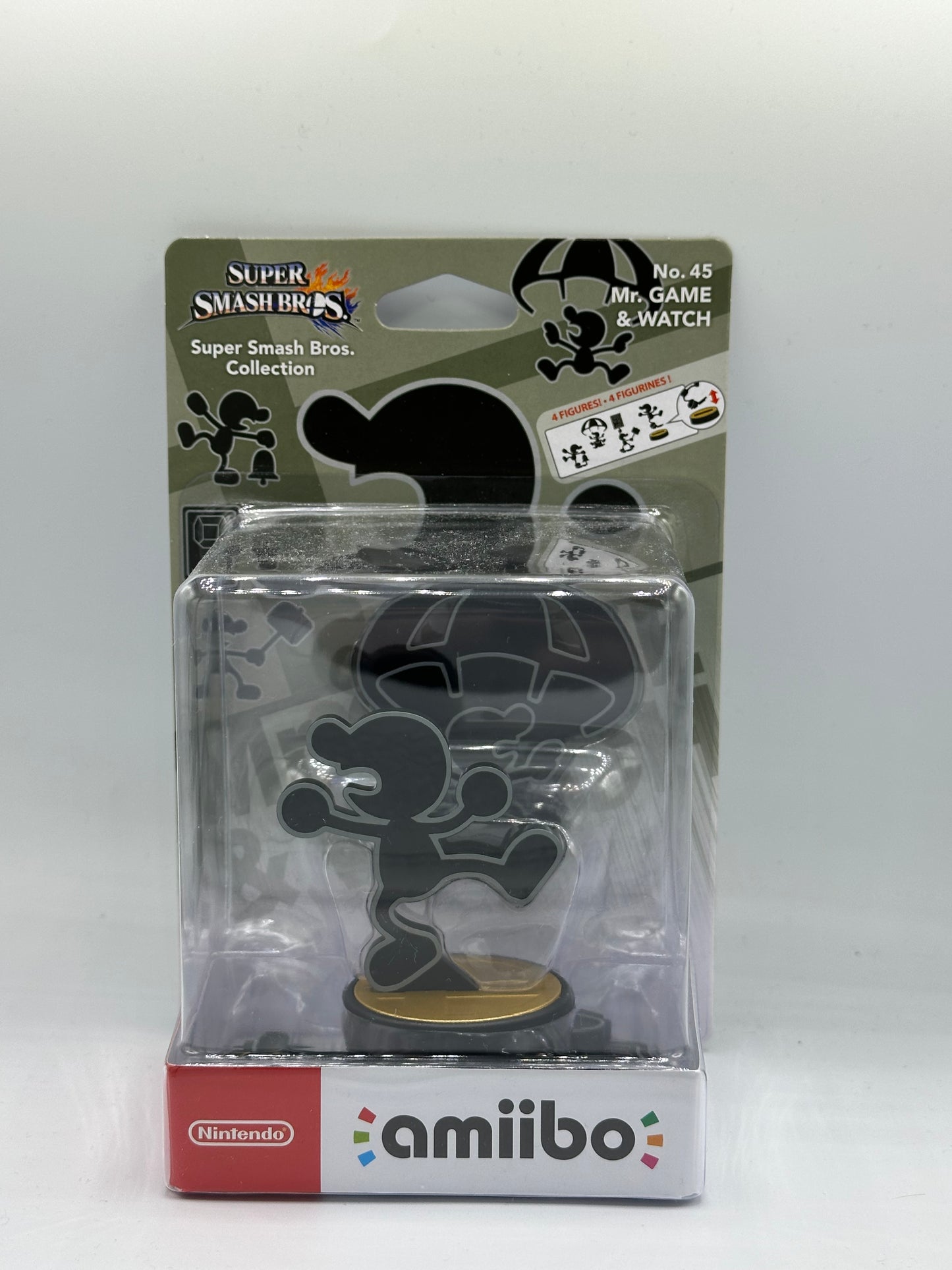 amiibo Mr Game and Watch No 45 Super Smash Bros