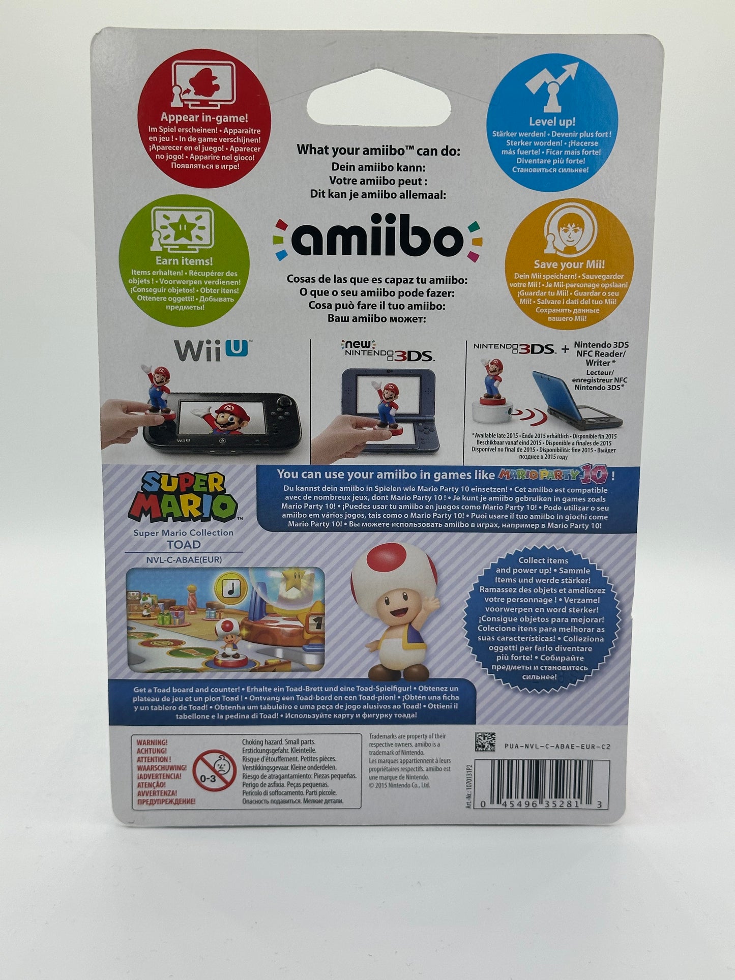 amiibo Toad Super Mario