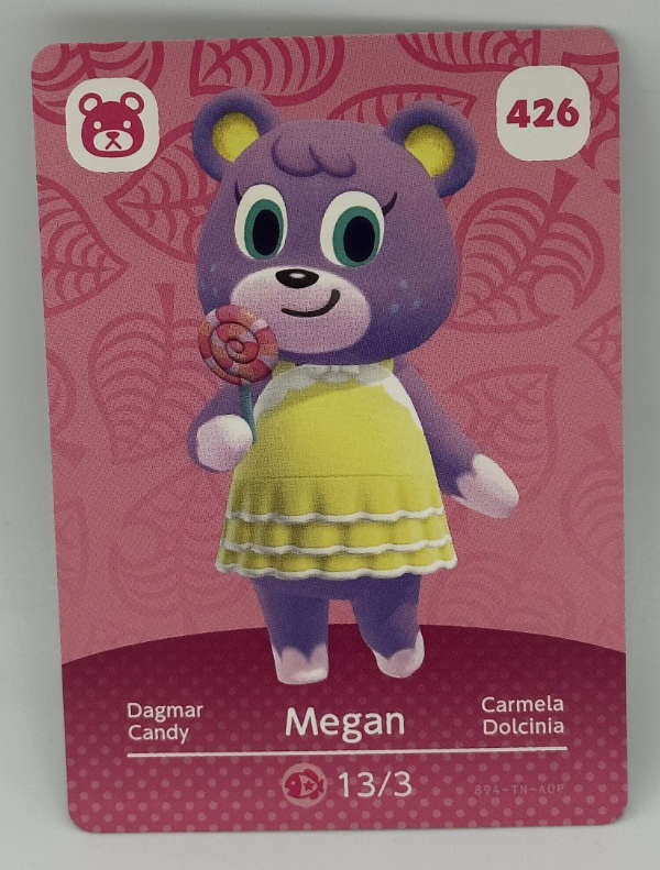 426 Megan Animal Crossing Series 5 amiibo Card