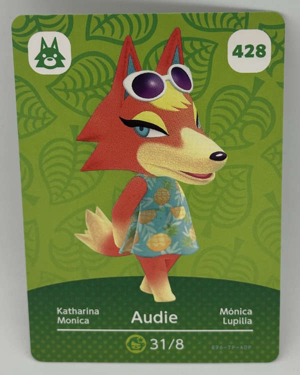 428 Audie Animal Crossing Series 5 amiibo Card