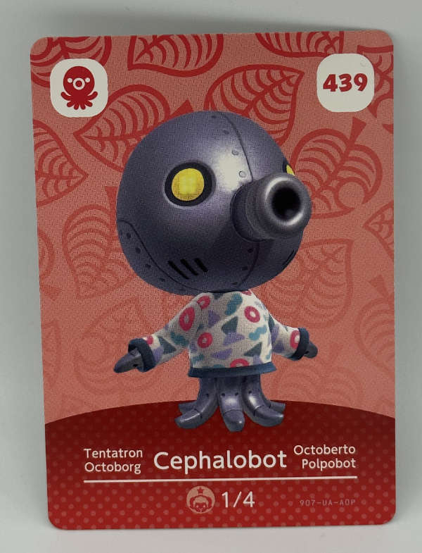 439 Cephalobot Animal Crossing Series 5 amiibo Card