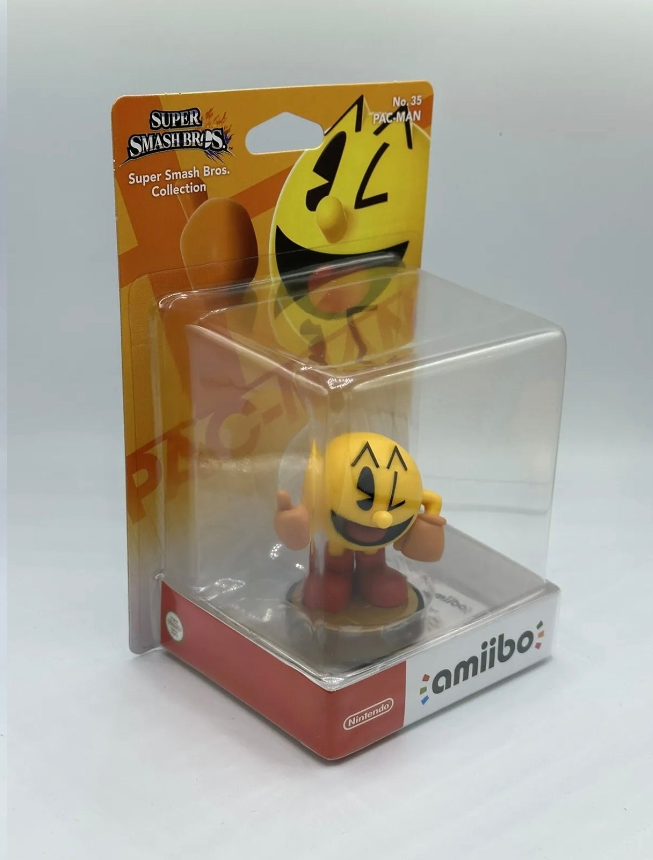 Super Smash Bros Pac-Man No 35 Amiibo