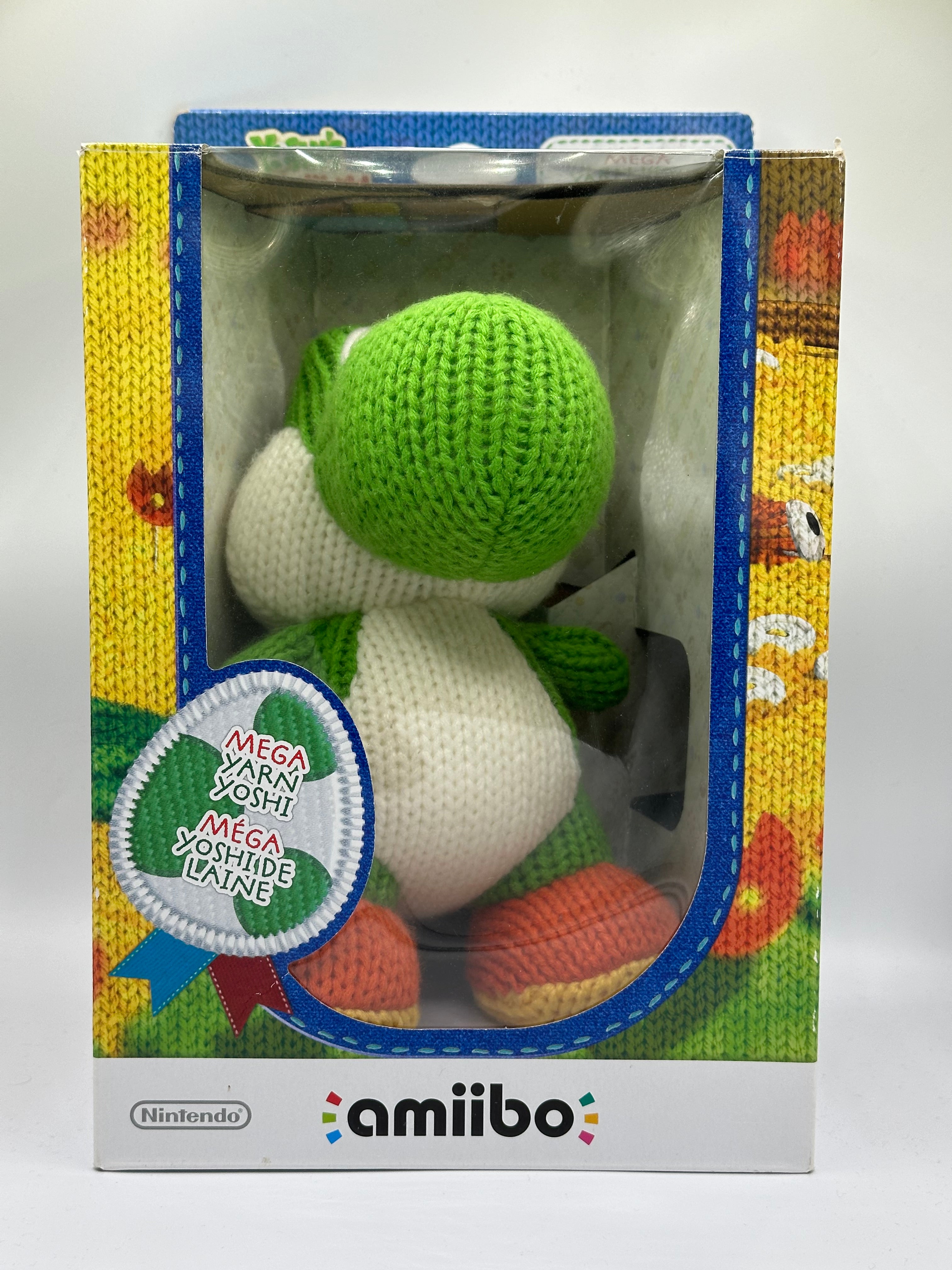 Nintendo Mega Yarn Yoshi Yoshi's online Woolly World amiibo Figure