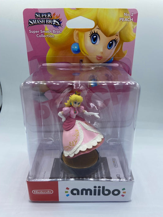 Super Smash Bros No 2 Princess Peach amiibo