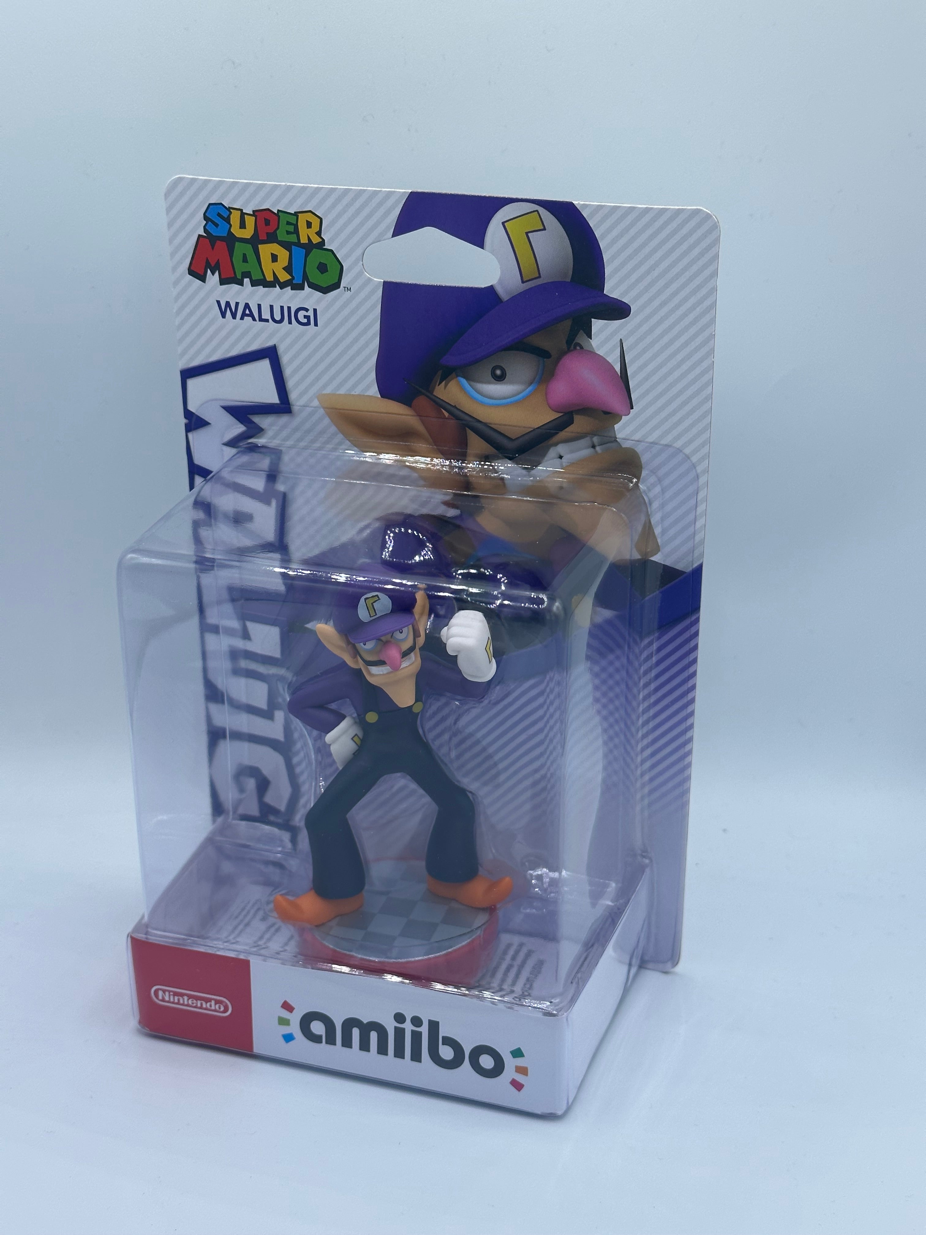 Nintendo Waluigi Super outlets Mario amiibo Figure