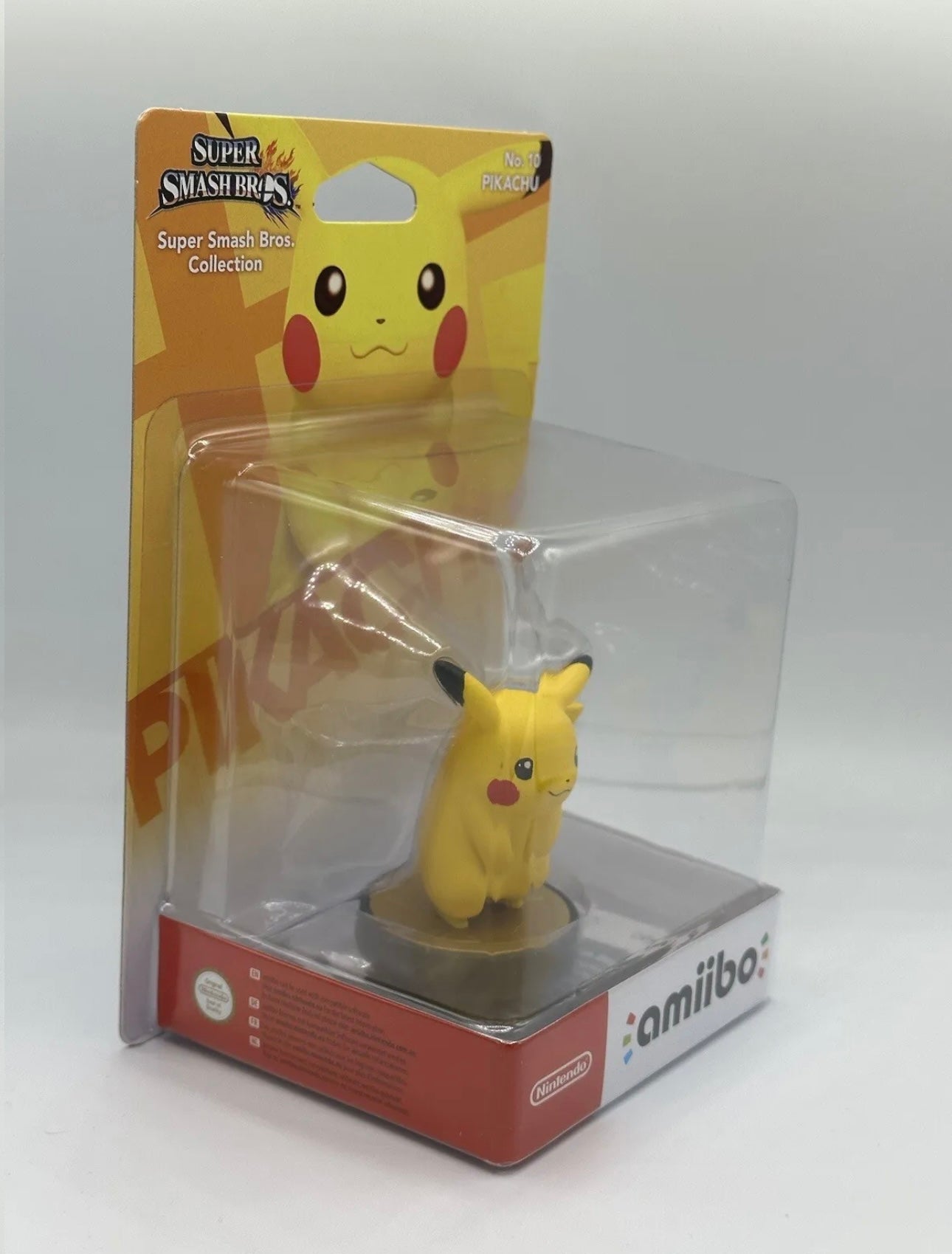 Super Smash Bros Pikachu No 10 Amiibo