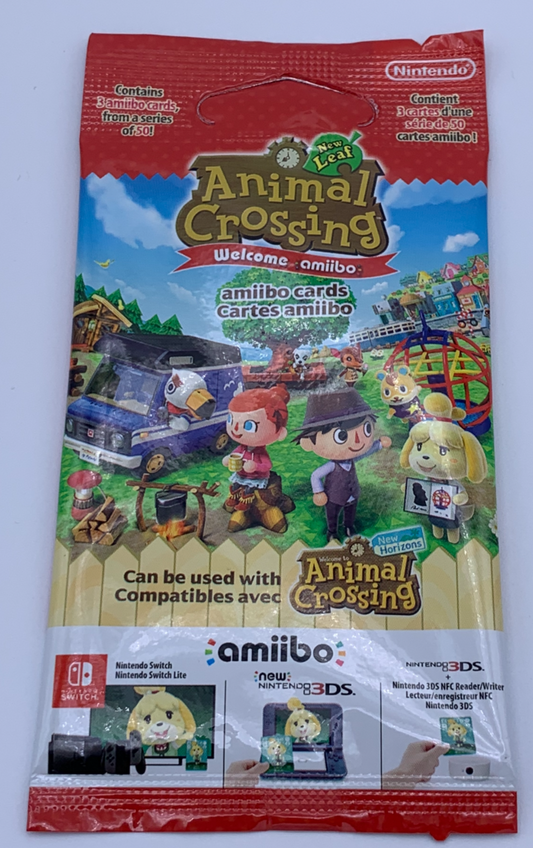 Animal Crossing Welcome amiibo Card Pack (3 Cards)