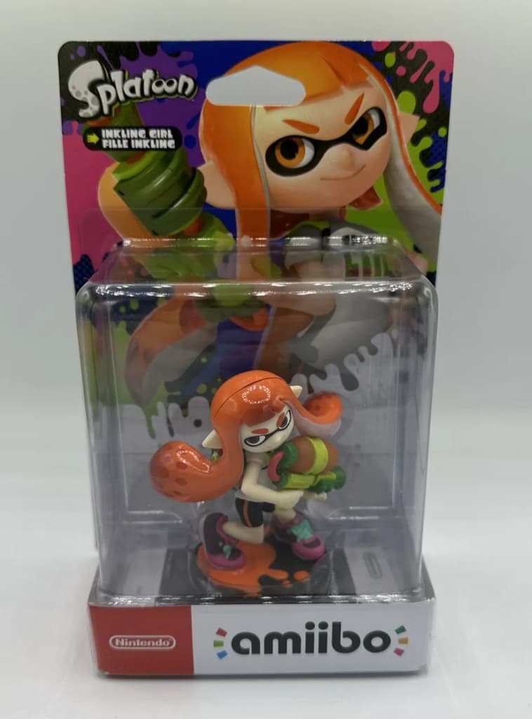 Splatoon Orange Inkling Girl amiibo